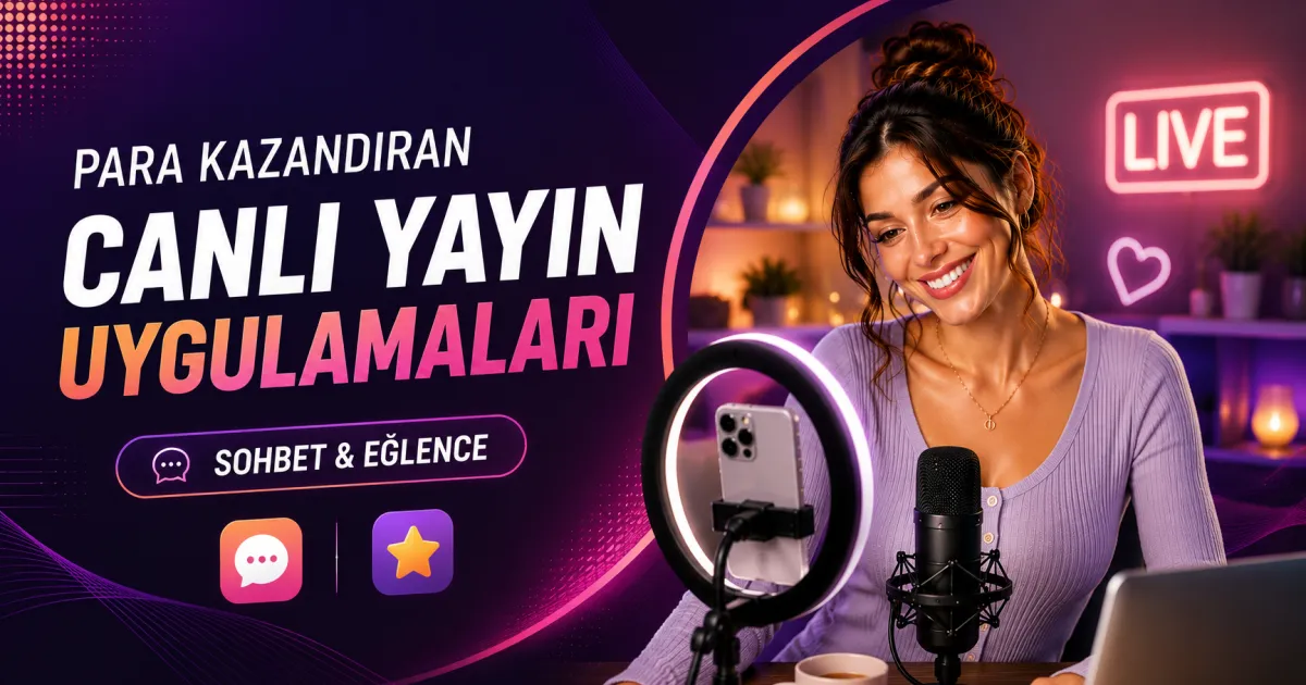 Para Kazandıran Canlı Yayın Uygulamaları: Sohbet ve Eğlence Platformları
