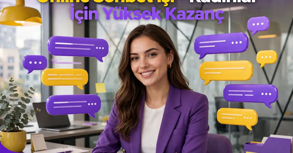 Sohbet Ederek Para Kazanılan Uygulamalar: Kadınlara Evden Gerçekçi Dijital Gelir Yolu