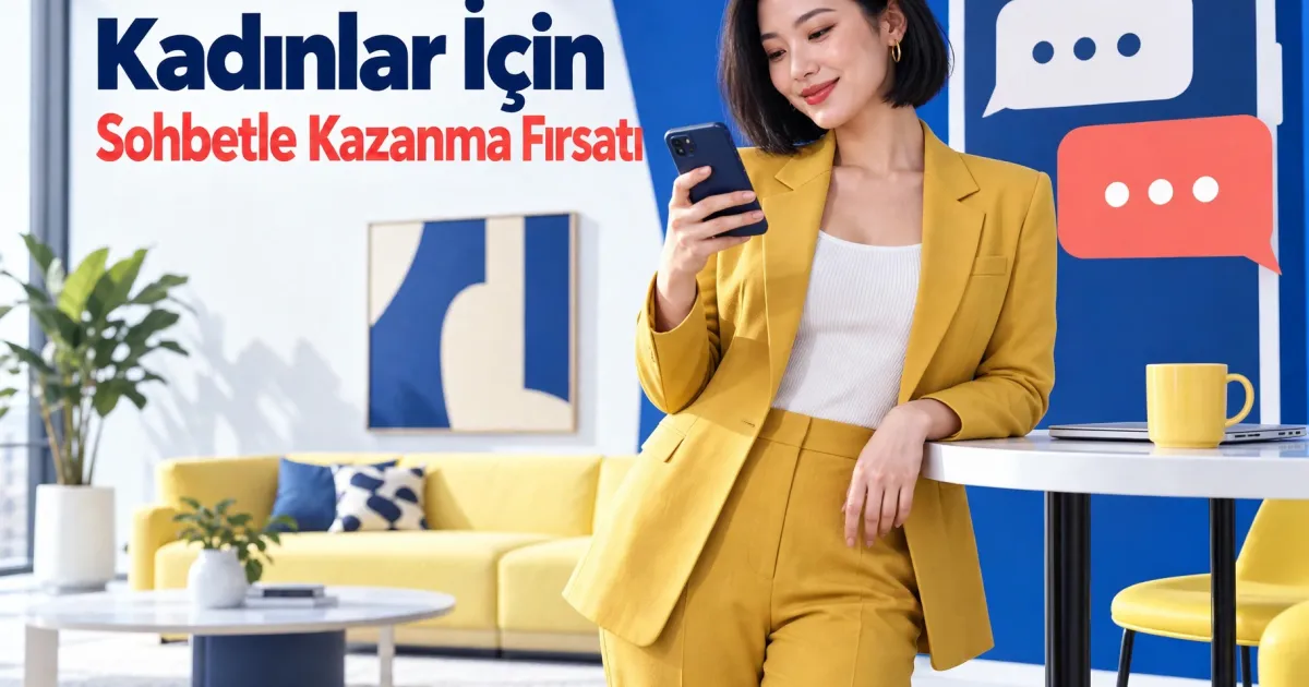 Sohbet Ederek Para Kazanma Uygulamaları: Kadınlara Evden Dijital Çalışma Yolu