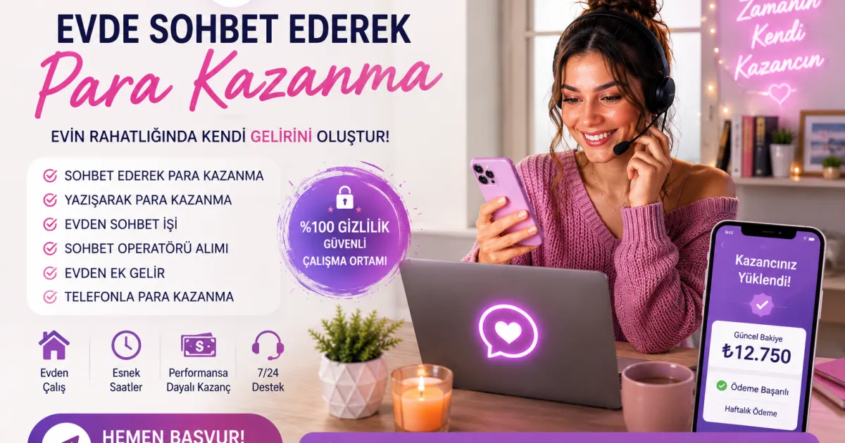 Sohbet Ederek Para Kazanma